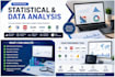 do data analysis using spss stata SAS r python excel or your preferred tool