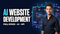 develop a full stack ai website with custom ai integration