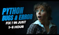 fix and debug python code and errors