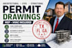 architectural plan civil and structural, mep, hvac construction permit drawings