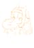 create a clean vtuber sketch and line art