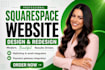 design squarespace website squarespace landing page redesign squarespace website