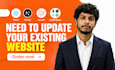 update react, nextjs, HTML websites and provide expert website support