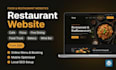 build a wordpress restaurant website for cafe, pizza, or fine dining