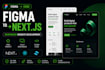 convert figma to a responsive nextjs website