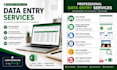 do accurate data entry and excel data formatting