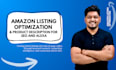 do amazon listing optimization and product description for SEO and alexa