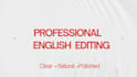 professionally edit and improve your english content