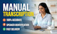 manually transcribe audio to text accurately and quickly