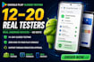provide 12 testers google play closed testing