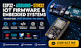 esp32, firmware development, stm32 embedded systems, microcontroller pcb