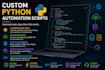 create a custom python automation script