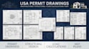 usa city permit structural calculation and mep drawing, load calculation report