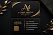 design a luxury business card with qr code