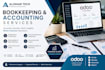 do odoo, xero bookkeeping and vat and bank reconciliation