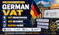 handle german vat registration, vat returns and elster filing