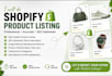 do shopify dropshipping product listing with variants