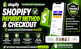 do shopify peyment method and checkout