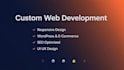build custom website with frontend, backend and deployment
