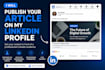 publish your article on my linkedin profile