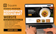 design squarespace restaurant website square online redesign square website seo