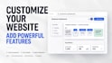 customize your website with custom features