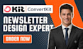setup convert kit design kit newsletter kit landing page kit email sequence
