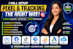 setup meta pixel facebook pixel tiktok pixel API GTM ga4 google ads tracking