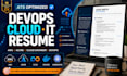 write resume ats optimized devops cloud engineer resume AWS azure CV IT resume