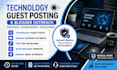 build technology guest post backlinks with tech blog posts and SEO link insertio