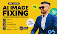 fix ugly ai image mistakes and make them look professional