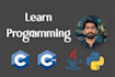 teach java, cpp, python and dsa from beginner to advanced