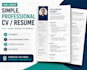 design professional cvs, resumes, presentations, and social media posts cv pro