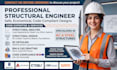 do structural analysis, design, drawing in revit, autocad