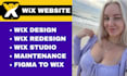 design wix redesign wix website wix studio website