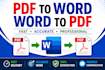professionally convert PDF to word and word to PDF
