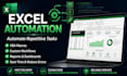 create custom excel automation and vba solutions