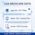 provide medicare consumer data list for marketing research