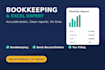 do professional bookkeeping, tax filing and excel reports