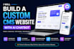 build custom cms website with ai chatbot and website automation