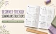 create beginner friendly illustrated sewing instructions