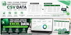 clean, format and organize your CSV data