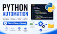 automate repetitive tasks using python