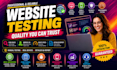 qa testing, app testing, website testing