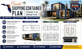 design florida shipping container plan framing plan garage plan