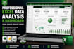create excel dashboards and analyze your data