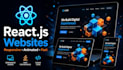 design and develop react js website with animations