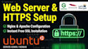 setup nginx, apache web server and install free SSL certificate