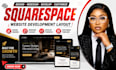 design, redesign, develop and customize squarespace website development layout
