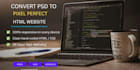 convert PSD to pixel perfect HTML CSS website